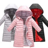 Children Winter Jacket boys Girls Winter Coat Baby Kids Warm Hooded Outerwear Snow Wear Parka Long Down Coats For Teenage 3-10y