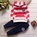Children clothing set fall autumn boutique kids outfits boy Bow Tie gentleman Suit baby girls boy clothes two piece 1 3 4 year