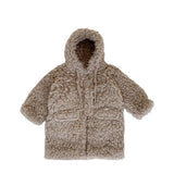 Children polar fleece Outerwear girl wool hooded fashionable thick winter coat