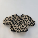 Children's Clothing for Autumn and Winter 2023 Leopard-print Lamb Wool Plus Velvet Thick Coat for Boys and Girls Casual Jackets