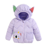 Children's Coats for Girls Down Padded Jacket Clothing Kids Boys Outerwear Cartoon Coat Autumn Winter Baby Girl Warm Garment
