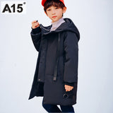 Children's Winter Jackets Boys 2018 Fashion Winter Co Kids Warm Thick Hooded Long Down Coats for Teenage Size 4 6 8 10 12 Year