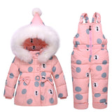 Children's Winter Jackets Kids Jacket For Girls Boys Warm Coats Hooded Snowsuits Child Outerwear Toddler Overalls Jumpsuit