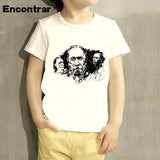 Childrens The Charles Bukowski Design Baby Boys/Girl T Shirt Kids Funny Short Sleeve Tops Children Cute T-Shirt,HKP448