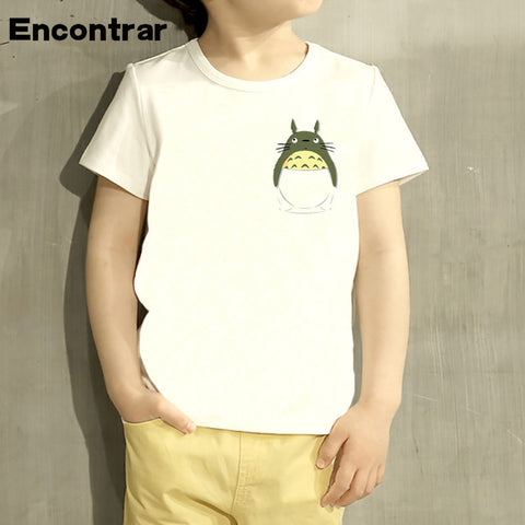 Childrens Totoro Design Baby Boys/Girl T Shirt Kids Funny Short Sleeve Tops Children Cute T-Shirt,HKP206