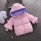 Christmas Baby Girls Jacket Autumn Winter Jackets For Girls Coat Kids Outerwear Coats For hooded Windbreaker Children Clothes