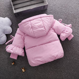 Christmas Baby Girls Jacket Autumn Winter Jackets For Girls Coat Kids Outerwear Coats For hooded Windbreaker Children Clothes
