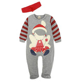 Christmas Newborn Baby Girl Boy Clothes Children's Winter Footies Cartoon Party Cosplay Fall New Cute Costume Warm Soft Clothing