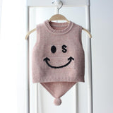 Christmas Newborn Infant Girl Boy Baby Vests Cartoon Bow Knit Sweaters Boys Girls Vest Tops 2018 Fall Winter Kid Child Clothes