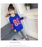 Clothes Set For Girls Teenagers Autumn 2018 Scho Letter T Shirt + Leggings 2pcs Kids Clothing 4 5 6 7 8 9 10 11 12 13 Years