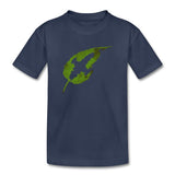 Cotton Leaf On The Wind Tee Shirt For Boys 4T-8T Childrens Tee Shirts