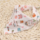 Cotton New Baby Babador Bibs For Babies Scarf Boys Girls Baby Bib Burp Cloths Triangle Animal Print Infant Baby Stuff Reusable