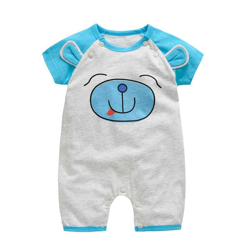 Cotton be Baby Rompers Round Neck Baby Clothing Boy Romper Suit 1 to 24 months Short Sleeve Jumpsuit Infant Product Set Summer