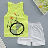Cute Baby Boy Clothes Summer Infant Toddler Clothing Short Sleeved T-shirts Tops Pants Bebes Girl Suits Animal Costumes Garments