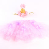 Cute Toddler Newborn Baby Girl Tutu Skirt & Headband Photo Prop Costume Outfit Girl Fluffy Skirt Tutu Baby Birthday Ballet Skirt