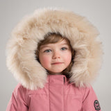 DB6328-G dave bella winter baby girls down jacket children 90% white duck down padding coat kids hooded outerwear