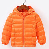 Children Green Jacket Outerwe Boy and Girl Autumn Warm Down Hooded Co Teenage Parka Kids Winter Black Jacket 3-9 Year