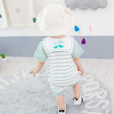2018 Summer Baby Rompers Baby Girls Clothing Sets Rabbit Design Kids Jumpsuits baby clothing Newborn Baby Clothes