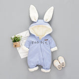 Spring Autumn Baby Rompers Cute Cartoon Rabbit Infant Girl Boy Jumpers Kids Baby Outfits Clothes BSP02