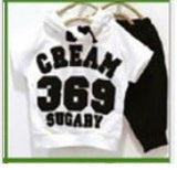 Digital 369 Baby Boys Clothes Sets 2 3 4 years White Kids Sport Suit Pants Children Tracksuits Thin Summer Clothing Suit for boy