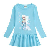 Disney Frozen Elsa Autumn and winter sweater Princess Sweatshirt cotton coat dress