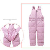 Down Jacket   Winter Kids Overall for Girl Clothes Children Snowsuit Baby Boy Parka Coat Toddler Clothing Set -30 Degrees