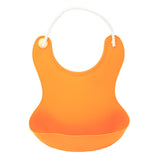Solid Color Baby Bibs Waterproof Silicone Boy Girl Burp Cloth Apron Soft Baby Feeding Stuff Bandana Accessories