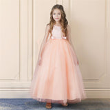 Elegant Dress For Girl Princess Formal Party Wedding Ceremony Prom Gown First Communion Teen Girls Pink Fairy Dresses 6-14Yrs