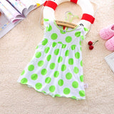 Baby Dresses 0-1 year Girls Infant Cotton Clothing A-Line Vestido infantil Short Sleeve Clothes Printed Kids Casual Dress