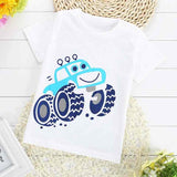 New Summer Fashion Children Cotton T-Shirts Boy Clothes Baby Short Sleeves Character Sport Tops Casual Lovely Coat Kids