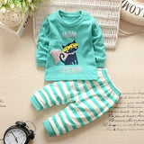 Fashion Baby Clothing Sets Cotton Long Sleeve T-Shirt Top+Pants Suits Infant Toddler Baby Boy Girl Clothes Autumn Costumes Wears