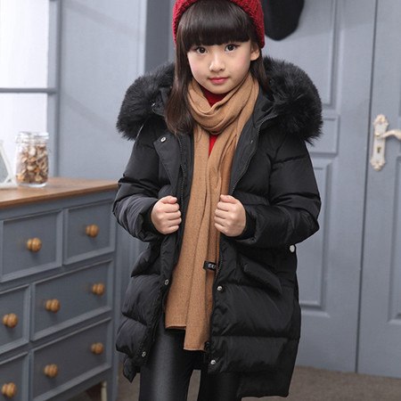 Fashion Children Down Jacket Russia Winter Jacket For Girls Thick Duck Down Kids Outerwears For Cold -30 degree Jacket Warm Coat