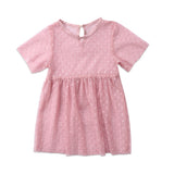 Fashion Newborn Infant Baby Girl Dress Mesh Tulle Tutu Polka Dot Dress Perspective Top Outfits