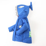 Cartoon Animal Winter 2018 Black Blue Green Hoodies Co Down Boys Thick Warm Outwe Hooded Little Kids Children Clothes