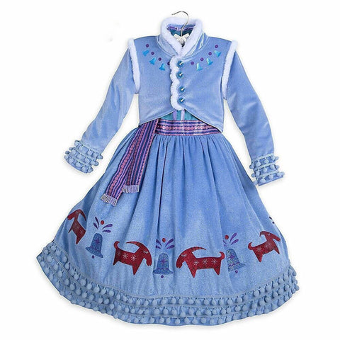 Frozen Dresses for Girls Cosplay Costume Princess Anna Elsa Dress Birthday Party Kids Girl Elza Vestido Children Clothing