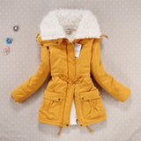Fur Fleece Winter Jackets Children Thick Cotton Padded Teenager Girls Outwe Co Casual Turn-down Coll Kids Long Warm Parka