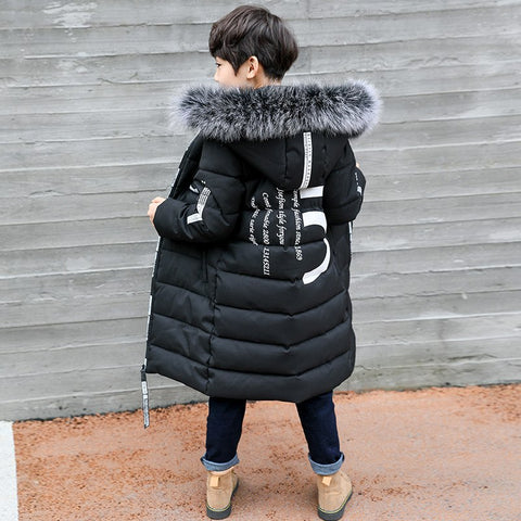 Garment New Pattern Cotton-padded Clothes Long Thickening Loose Co Kids Down Parkas Jackets For Boys