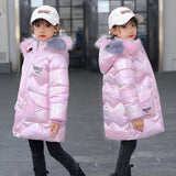 Girl Jacket Winter Kids Coat Kids Hooded Clothes Girls Cotton Keep Warm Light Down Coats Colorful CLY054