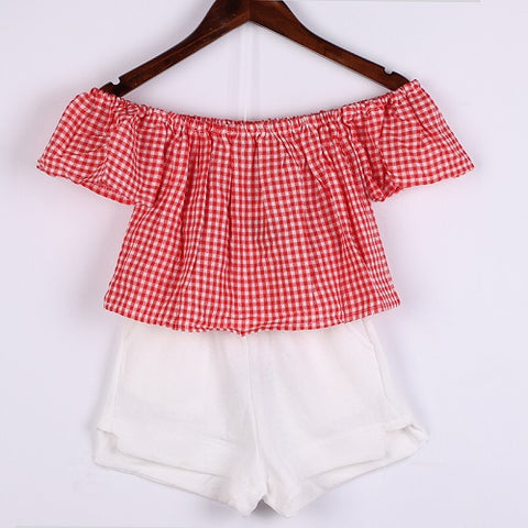 Girl Tops+Pants 2-5Y Baby Girls Clothes 2018 Summer Brand 100% Cotton Design Girls Clothing Sets Baby Clothes Shoulder Off Sets