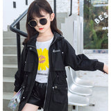 Girls Baby Korean Style Basic Spring Autumn Winter Jackets Windbreaker Lovely Teens Overcoats Daily Kids Outwear