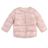 Girls Baby's Down Coat Jacket Outwear   Thicken Autumn Winter Hooded Keep Warm Zipper Children's Clothing