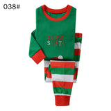 Girls Boys Father Christmas Santa Claus Clothing Set Long Sleeve hoody Pants two pieces winter casual Size for 2,3,4,5,6,7 years