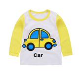 Girls Boys T Shirts Cotton Long Sleeve Shirt For Boys C Print Tees Kids Toddlers Tops Tees Spring Autumn Children Clothing