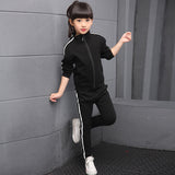 Girls Boys Tracksuits Spring Autumn Kids Sports Suits Coats+Pants 2pcs Scho Uniform 4 6 8 10 12 14 Years Children Clothes Sets