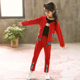 Girls Clothes Autumn Cotton Children Clothing Set long Sleeve Jackets Pants Girls Sport Suit Baby Kids Tracksuit 7 8 9 10 Years