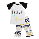 Girls Clothes Outfits 2018 Summer Boutique Kids Clothing Set Arrow T Shirt Tops+Geometry Pants 2pcs Toddler Girl Clothing Sets