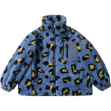Girls' Coat 2023 Autumn/winter Clothes Chinese Children's Thick Western Leopard Print Mao Mao Girls' Coat