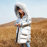 Girls' Down Jacket Plus Velvet Warm Soft Children's Hooded Jacket Winter Outerwear Windbreaker for Kids Girls Clothing