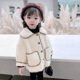 Girls Fur Coat Thick Warm Girls Coats Outerwear Winter Children's Coats Toddler Baby Girl Clothes