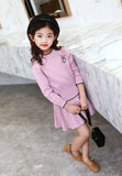 Girls Solid Sweaters & Skirts 2Pcs Girls Clothing Sets Teens Long Sleeve Knitted Suit Kids Clothes Sets For 4 5 6 8 10 12 Years
